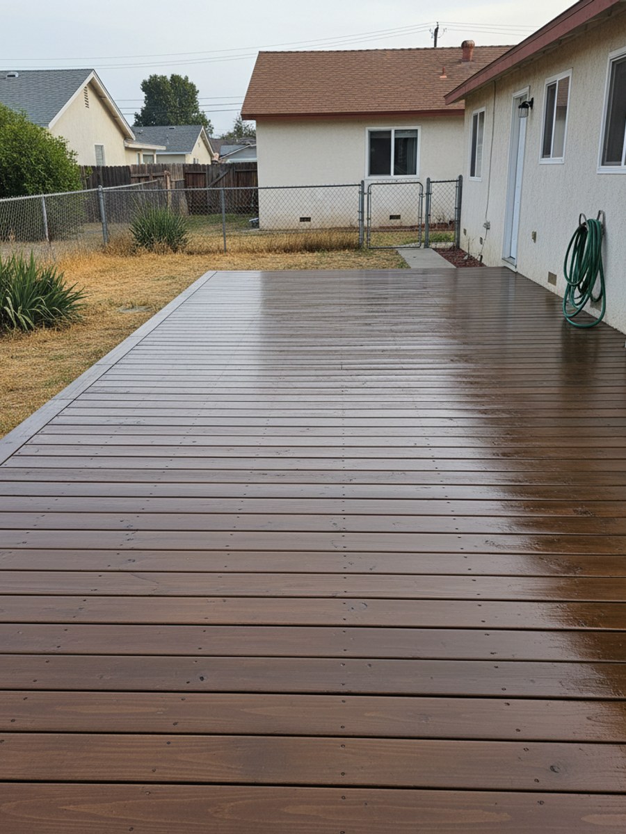 Custom Deck Design completed by Elite Deck Solutions in Yucaipa, CA